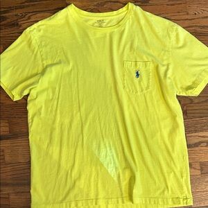 Polo by Ralph Lauren Men's Bright Yellow Tee